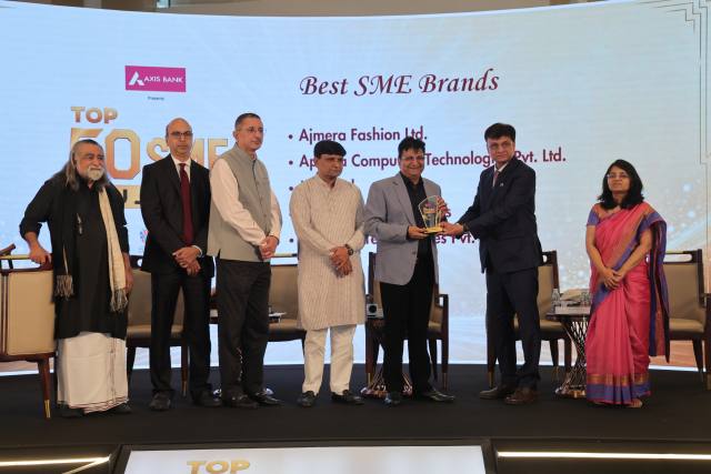 Ajmera Fashion — Top 50 SME Awards, Gujarat