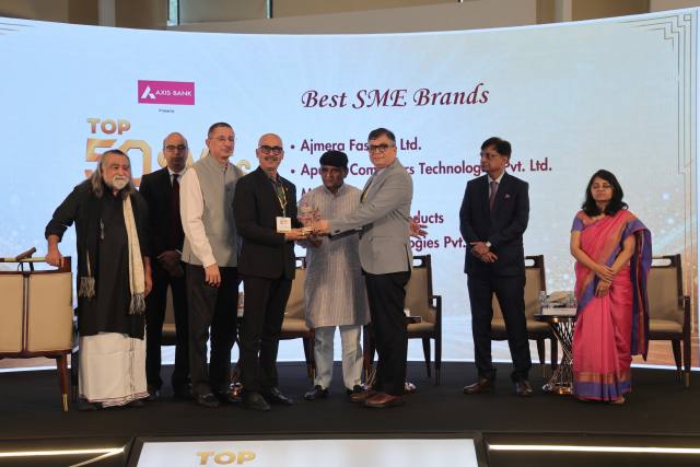 Apurva Computers Technolgies Pvt. Ltd — Top 50 SME Awards, Gujarat