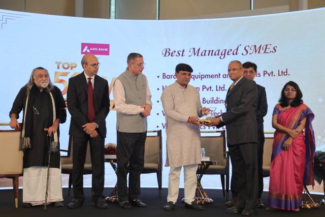 Baroda Equipments and Vessels Pvt Ltd — Top 50 SME Awards, Gujarat