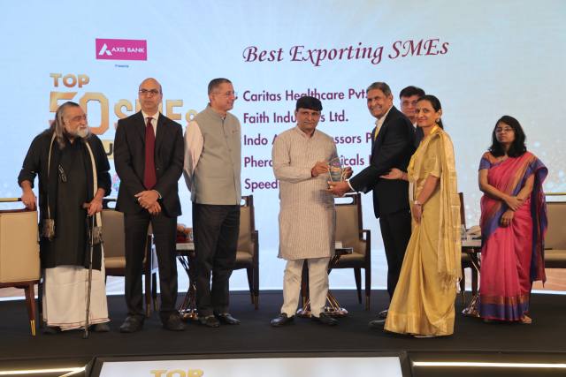 Caritas Healthcare Pvt Ltd — Top 50 SME Awards, Gujarat